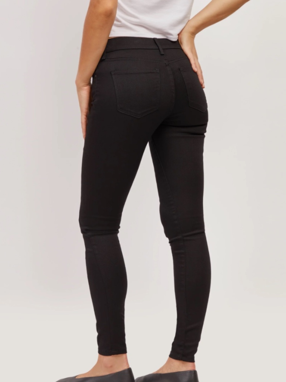 Mott & Bow | Women's Black High-Rise Skinny Jeans